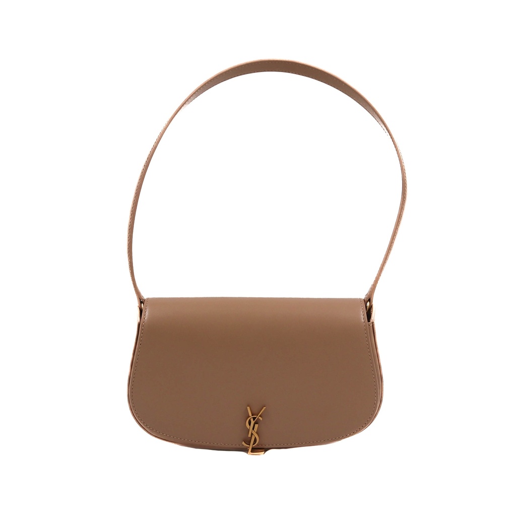 [Yves-Saint-Laur-25290] Yves Saint Laurent Mini Voltaire Beige Bag