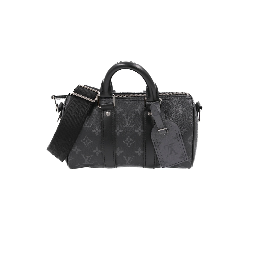 [Louis-Vuitton-25843] Louis Vuitton Keepall Bandouliere 25 Monogram Eclipse