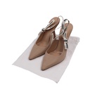 Christian Dior J'Adior Slingback Pump Nude in Technical Fabric In Size 42