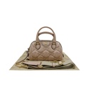 Gucci GG Matelassé Pink Leather Top Handle Bag 702251