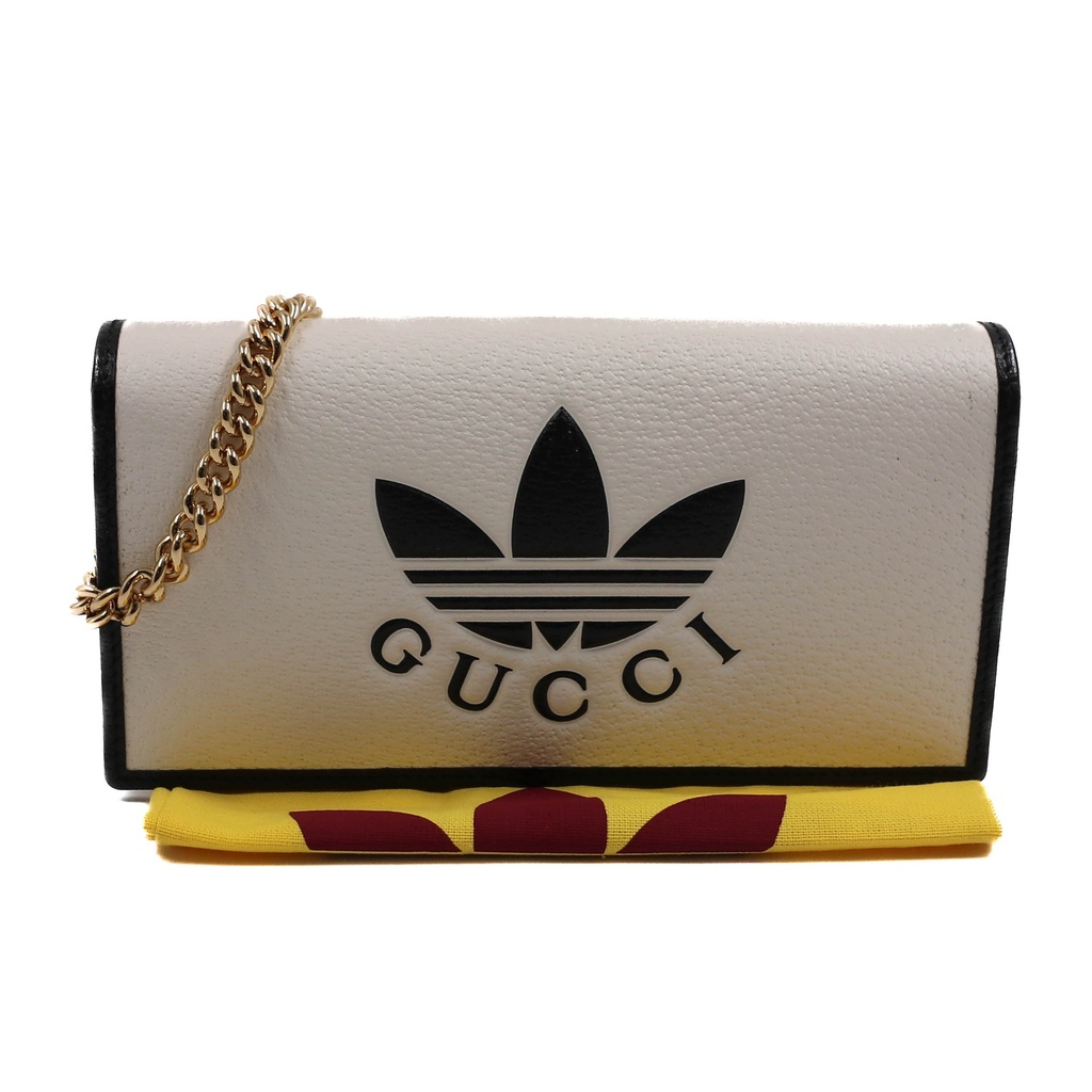 Gucci x Adidas Wallet With Chain Off-White 621892
