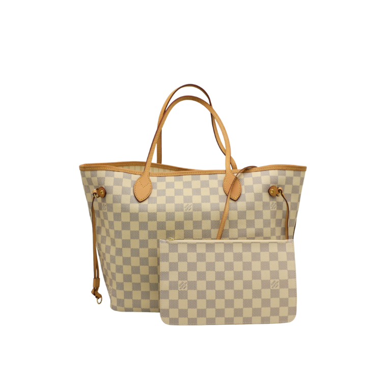 [Louis-Vuitton-26472] Louis Vuitton Damier Azur Neverfull MM