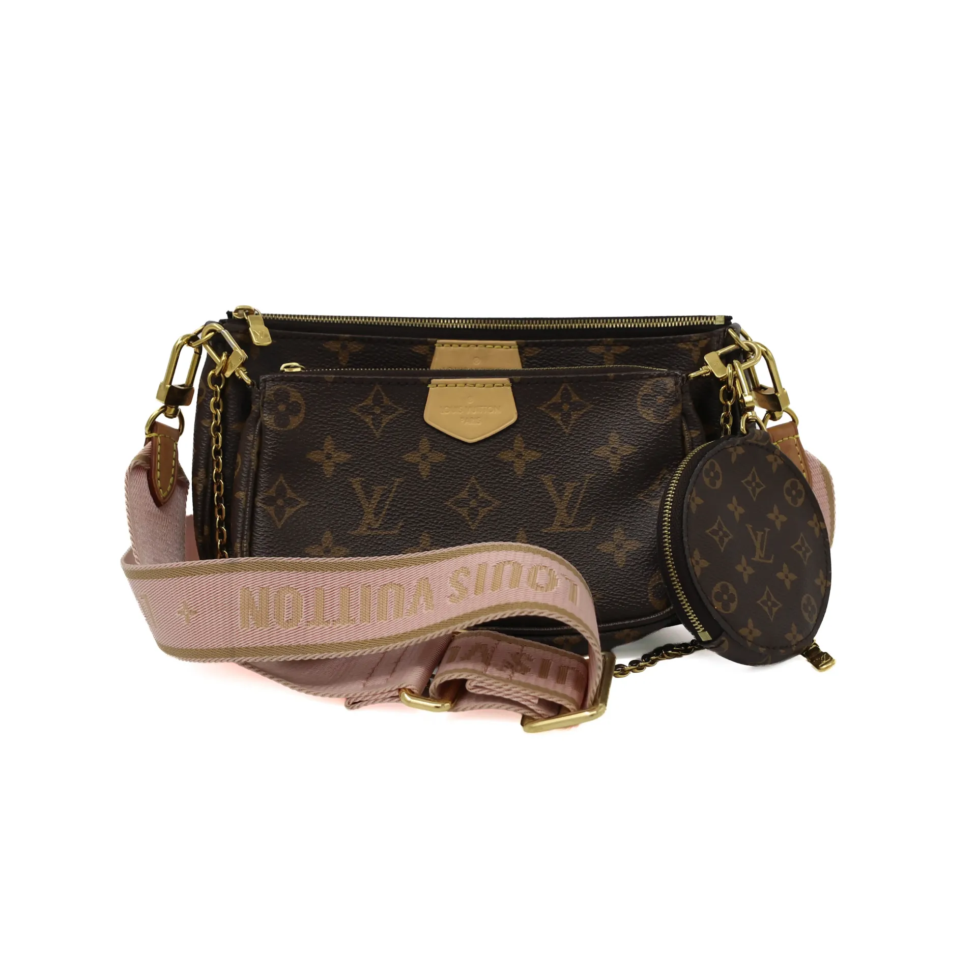 Louis Vuitton Monogram Multipochette Pink