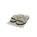 Christian Dior Cannage Slide White Quilted Cannage Lambskin Size 37