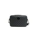 Gucci GG Supreme Canvas Shoulder Bag in Black 703468