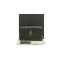 Yves Saint Laurent Cassandre Black Chain Wallet