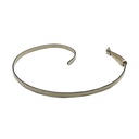 Gucci White Leather Thin Belt 703327