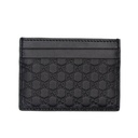 Gucci Microguccissima Black Leather Card Case Wallet 262837