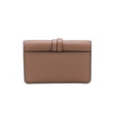 Chloe-11411 Alphabet Mini Tri Fold Dusty Pink Wallet