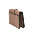 Chloe-11411 Alphabet Mini Tri Fold Dusty Pink Wallet