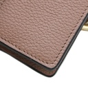 Chloe-11411 Alphabet Mini Tri Fold Dusty Pink Wallet