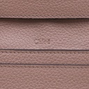 Chloe-11411 Alphabet Mini Tri Fold Dusty Pink Wallet