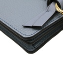 Chloe Alphabet Mini Tri Fold Grey