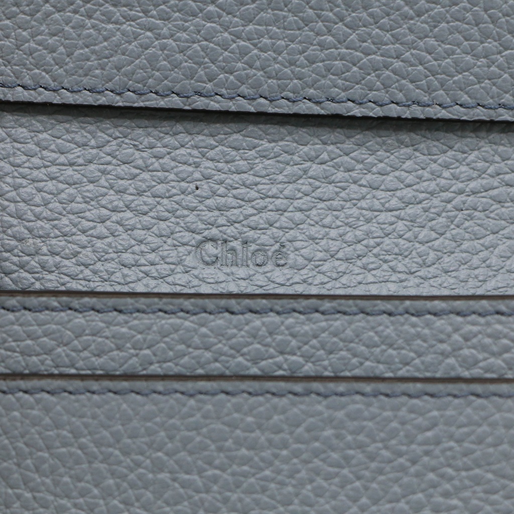 Chloe Alphabet Mini Tri Fold Grey