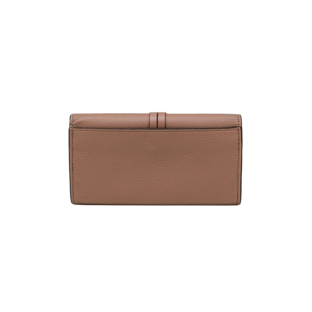 Chloe-11374 Alphabet Long Flap Wallet Dast Pink 032311065