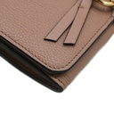 Chloe-11374 Alphabet Long Flap Wallet Dast Pink 032311065