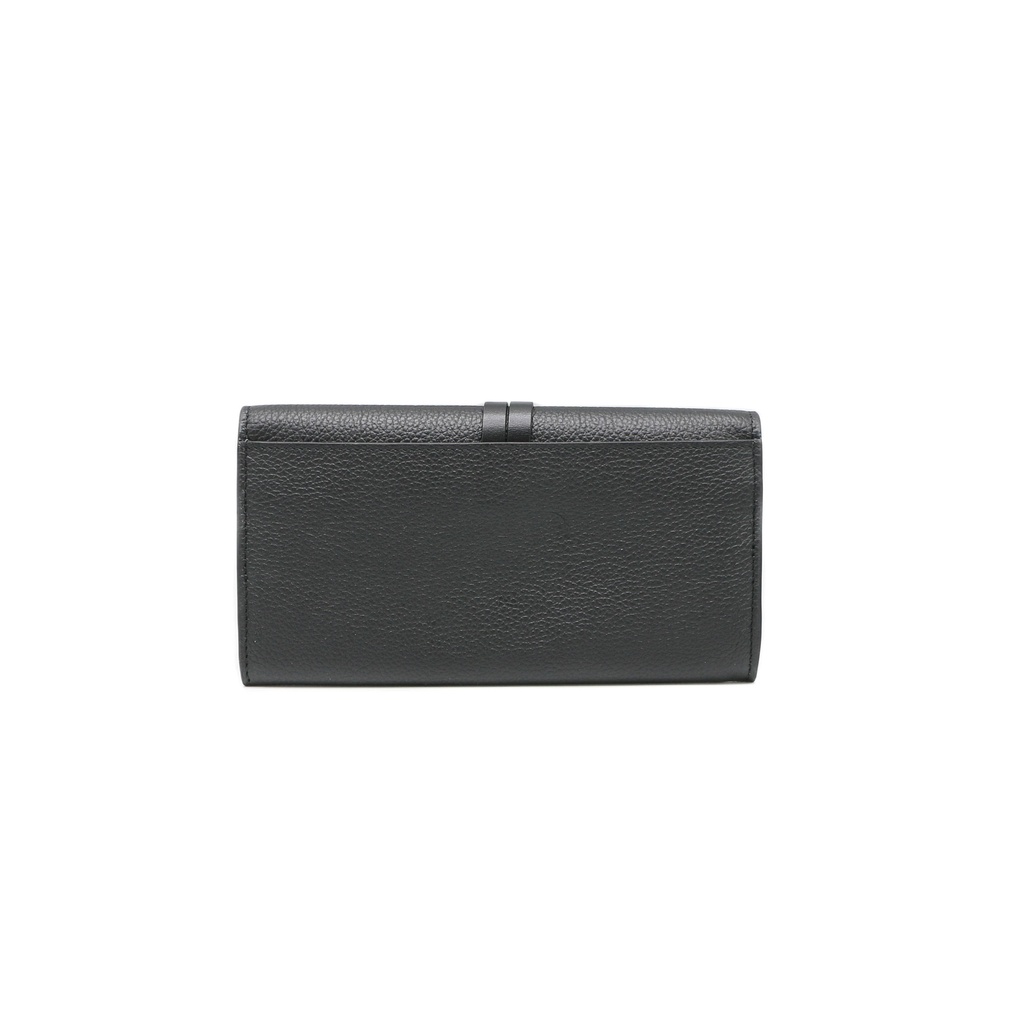 Chloe-11368 Chloe Alphabet Long Flap Wallet Black 022311065