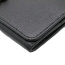 Chloe-11368 Chloe Alphabet Long Flap Wallet Black 022311065