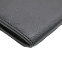 Chloe-11368 Chloe Alphabet Long Flap Wallet Black 022311065