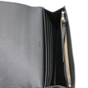 Chloe-11368 Chloe Alphabet Long Flap Wallet Black 022311065
