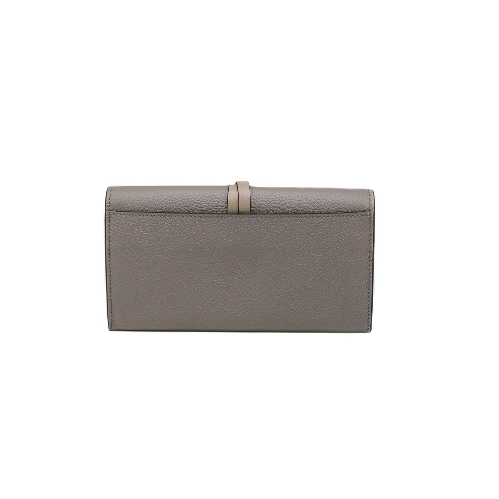 Chloe-11385 Alphabet Long Flap Wallet Dast Grey 032311065
