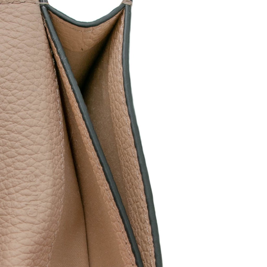 Chloe-11410 Alphabet Mini Tri Fold Pink Wallet