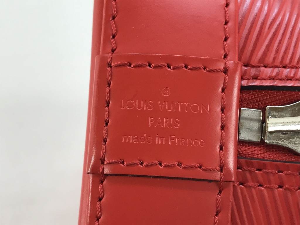 Louis Vuitton Alma PM Epi Red Handbag