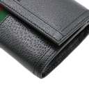 Gucci Web Ophidia Continental Black Leather Wallet 719886