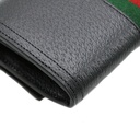 Gucci Web Ophidia Continental Black Leather Wallet 719886