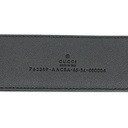 Gucci Interlocking G Buckle Wide Belt 763389 Size 85 34