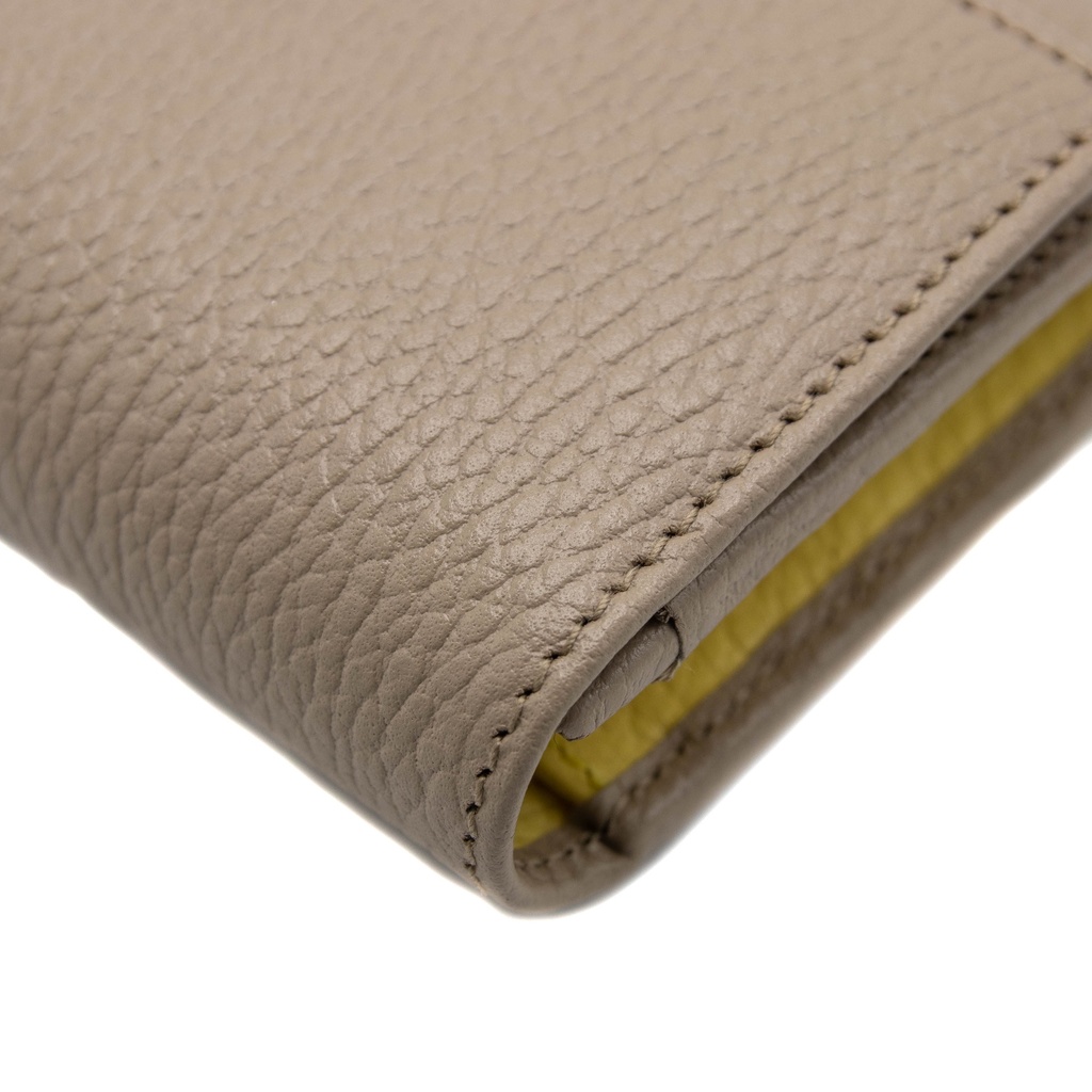 Gucci GG Marmont Leather Continental Wallet Beige and Yellow 456116