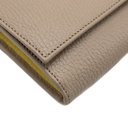 Gucci GG Marmont Leather Continental Wallet Beige and Yellow 456116