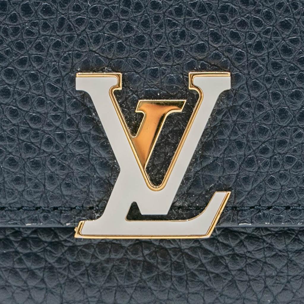Louis Vuitton Taurillon Leather Capucines Compact Wallet
