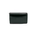 Prada Vitello Pattina Black Leather Small Gold Chain