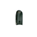 Prada Vitello Pattina Black Leather Small Gold Chain