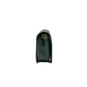 Prada Vitello Pattina Black Leather Small Gold Chain