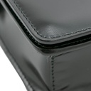 Prada Vitello Pattina Black Leather Small Gold Chain