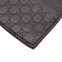 Gucci Microguccissima Brown Leather Card Case Wallet 262837
