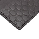 Gucci Microguccissima Brown Leather Card Case Wallet 262837