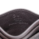 Gucci Microguccissima Brown Leather Card Case Wallet 262837