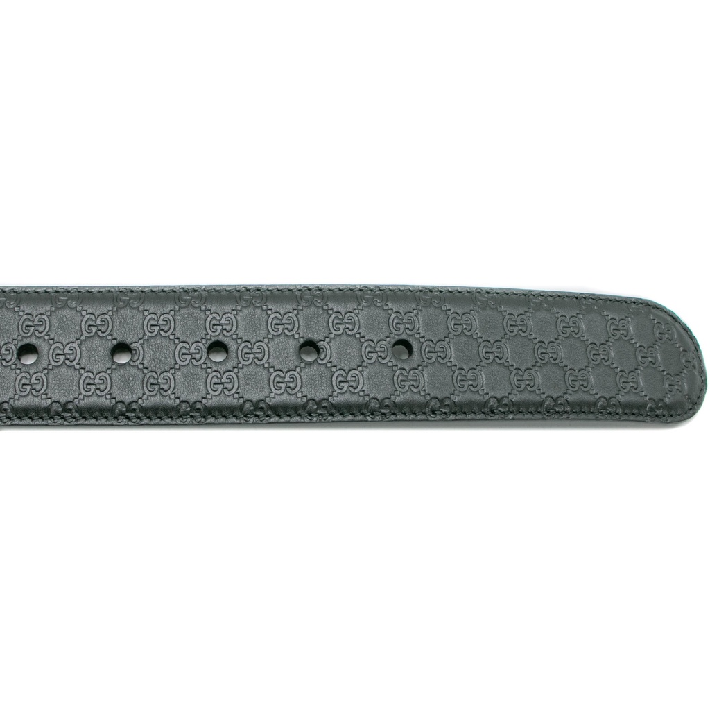 Gucci Microguccissima Black Belt 281548 Size 85 34