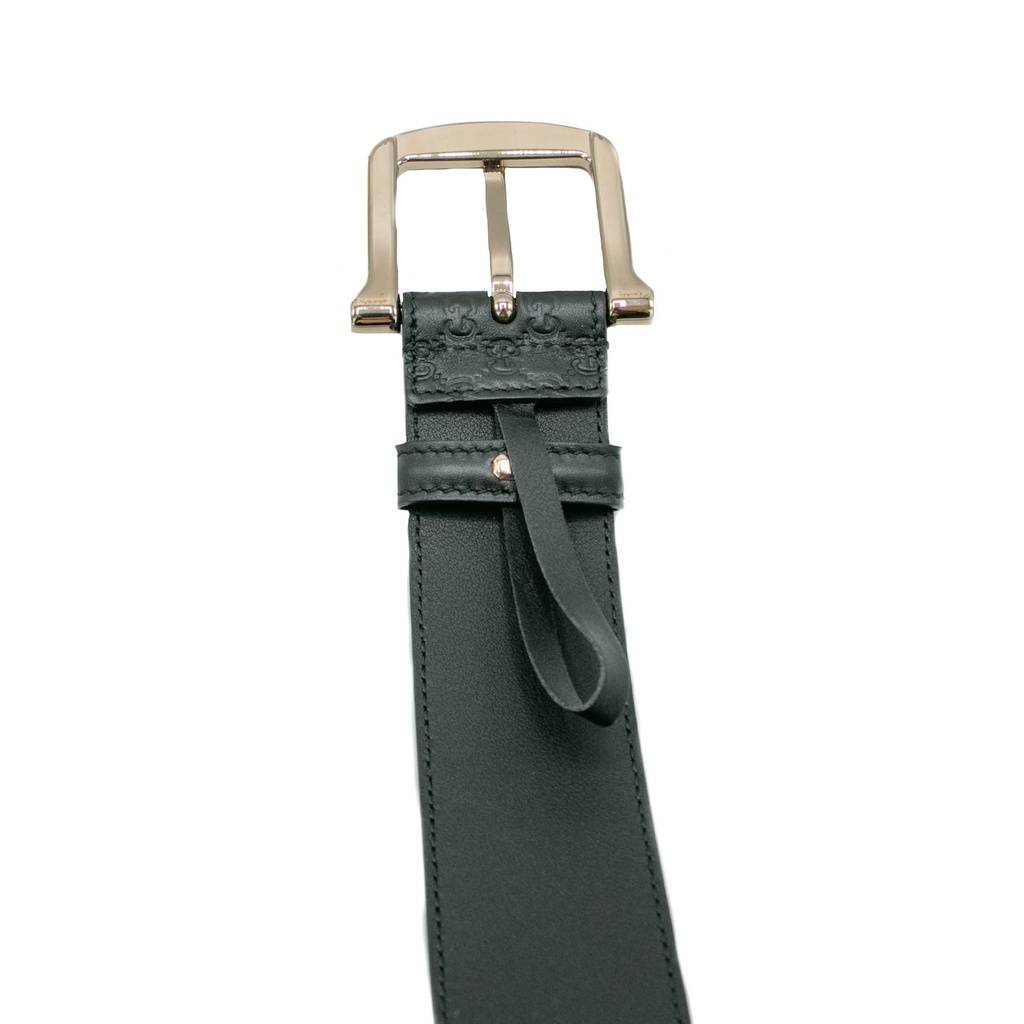 Gucci Microguccissima Black Belt 281548 Size 85 34