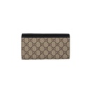Gucci GG Marmont Leather Continental Wallet Brown and Black 456116
