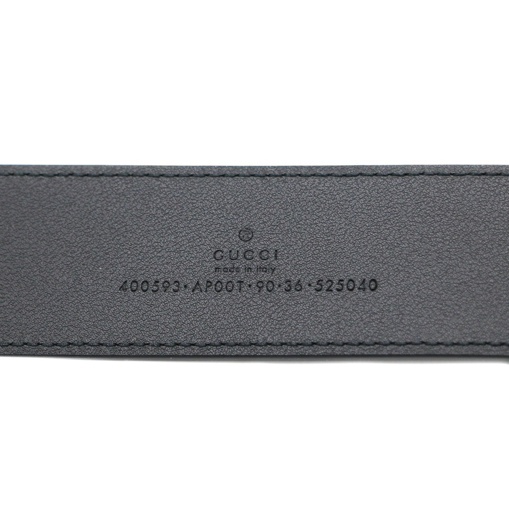 Gucci 2015 Re-Edition Wide Leather Belt 90 36 400593