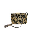 Balenciaga Calfskin Logo Prined Leopard Handbag