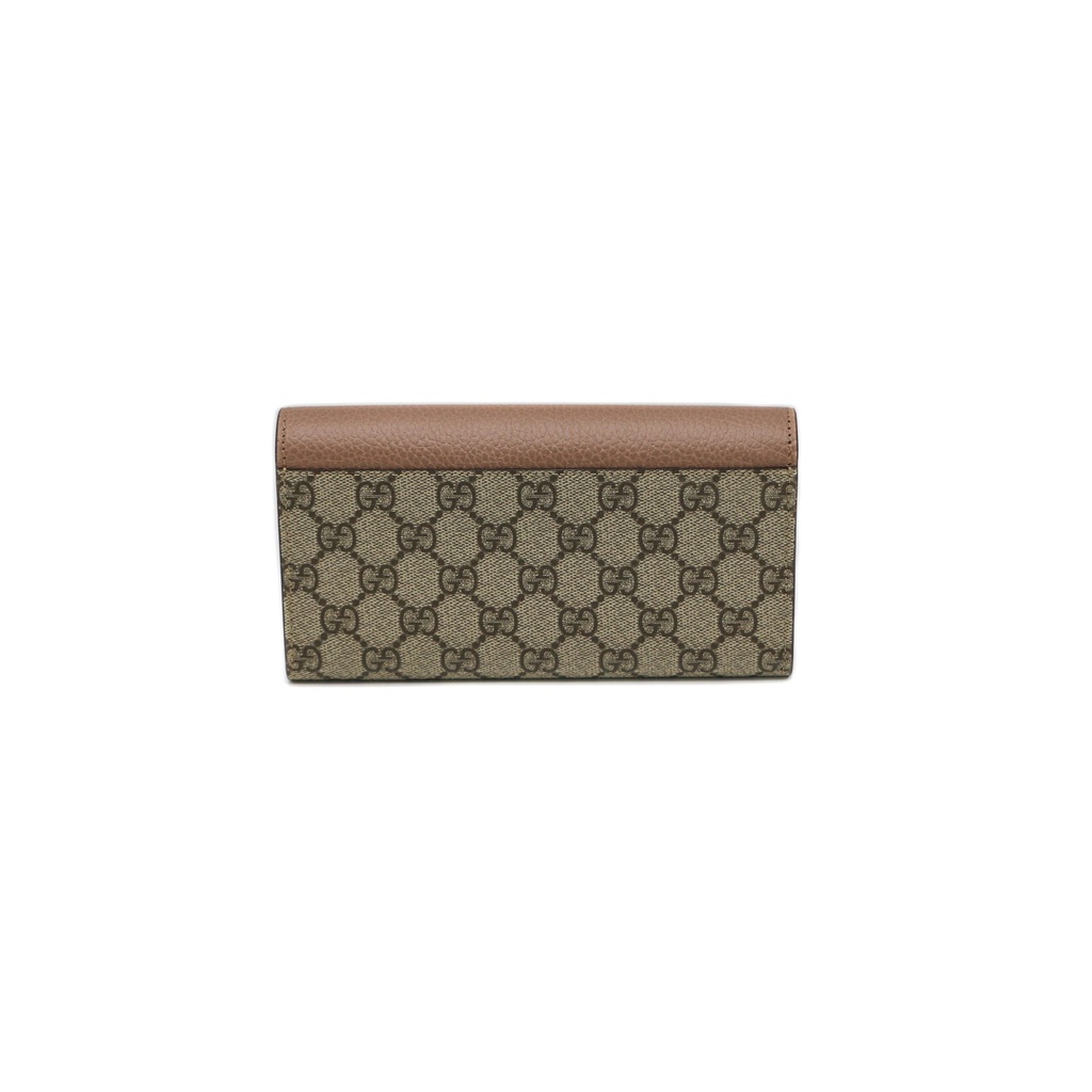 Gucci Marmont Leather Continental Wallet Dusty Pink 456116