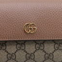 Gucci Marmont Leather Continental Wallet Dusty Pink 456116