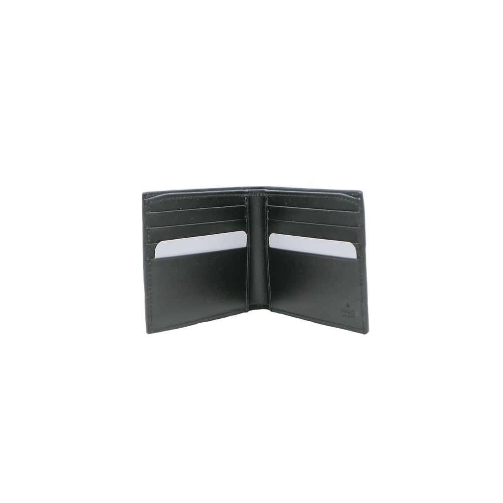 Gucci Leather Bifold Wallet With Gucci Logo 547585