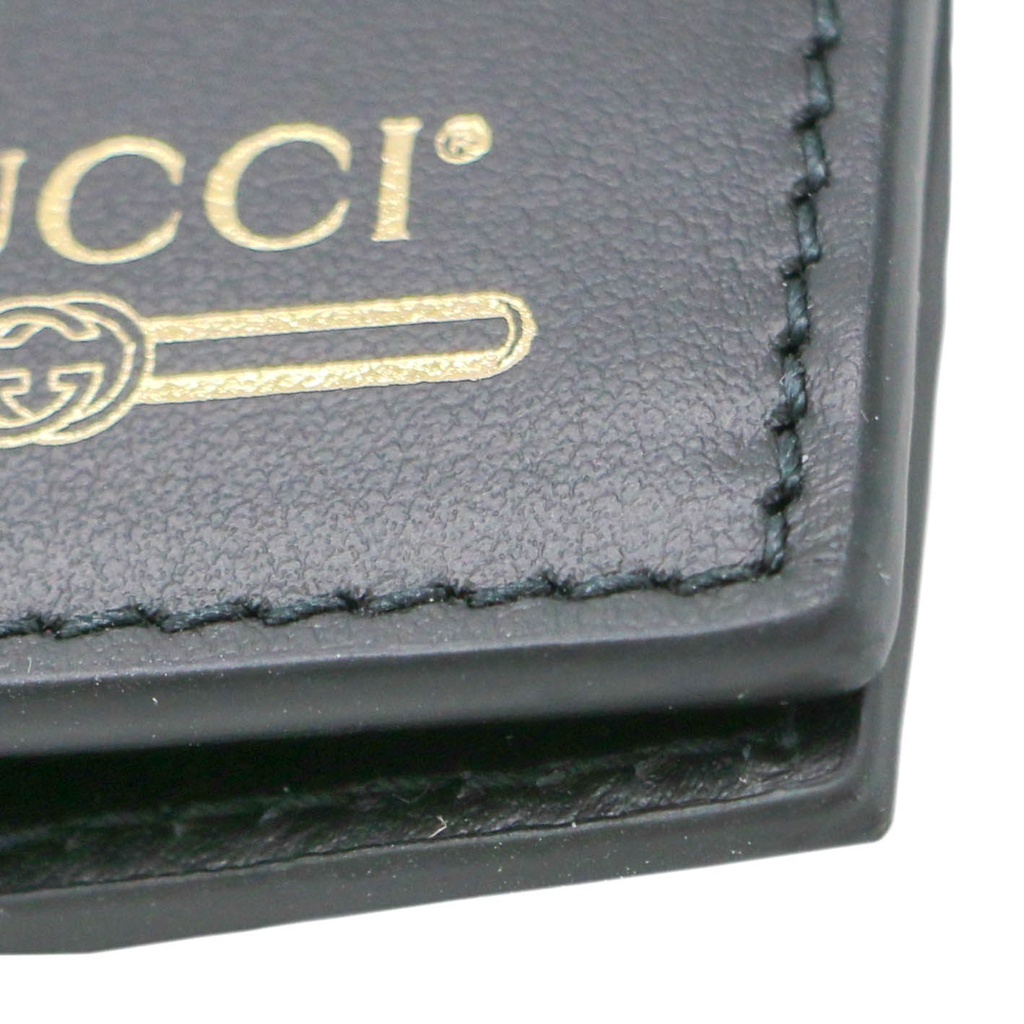 Gucci Leather Bifold Wallet With Gucci Logo 547585