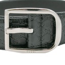 Gucci Microguccissima Black Belt 449716 In Size 95 38
